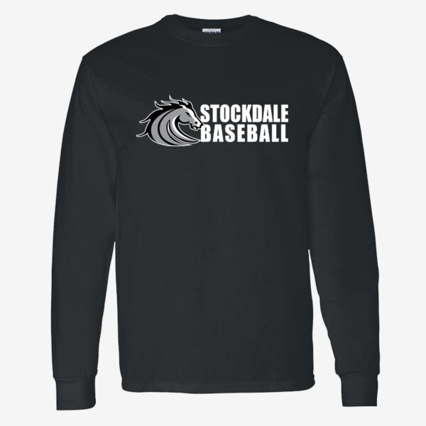 Stockdale Baseball Heavy Cotton 100% Cotton Long Sleeve T Shirt Thumbnail