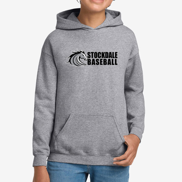 Stockdale Baseball Youth Heavy Blend Hooded Sweatshirt Thumbnail