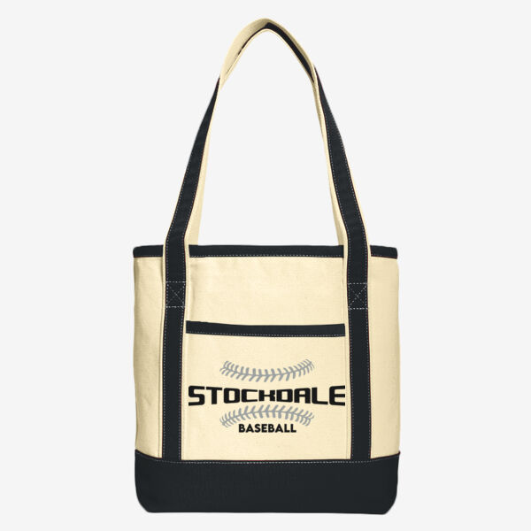 Stockdale Baseball Medium Cotton Canvas Boat Tote Thumbnail
