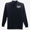 Long Sleeve Silk Touch Polo with Pocket Thumbnail
